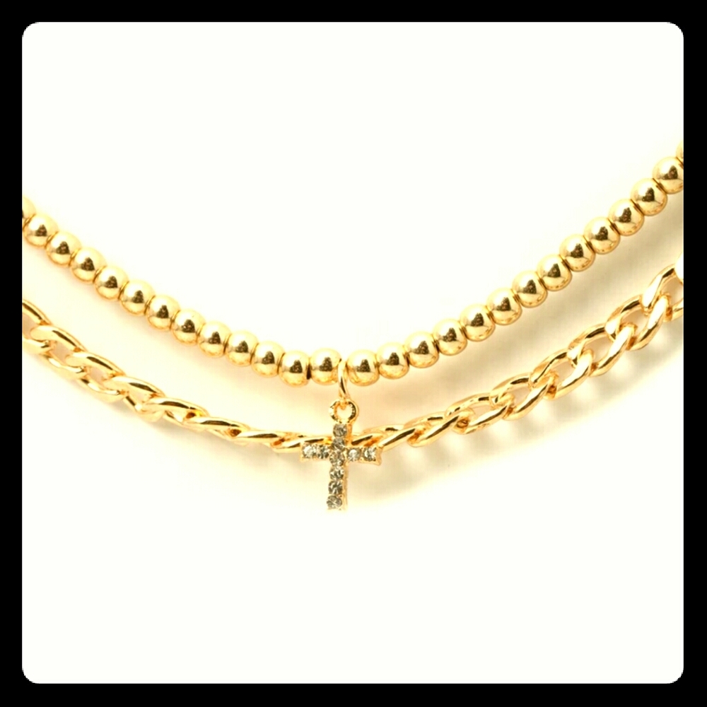 ♥Crossed My Mind Anklet Set♥